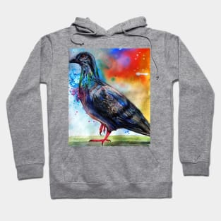 Colorful Pigeon Hoodie